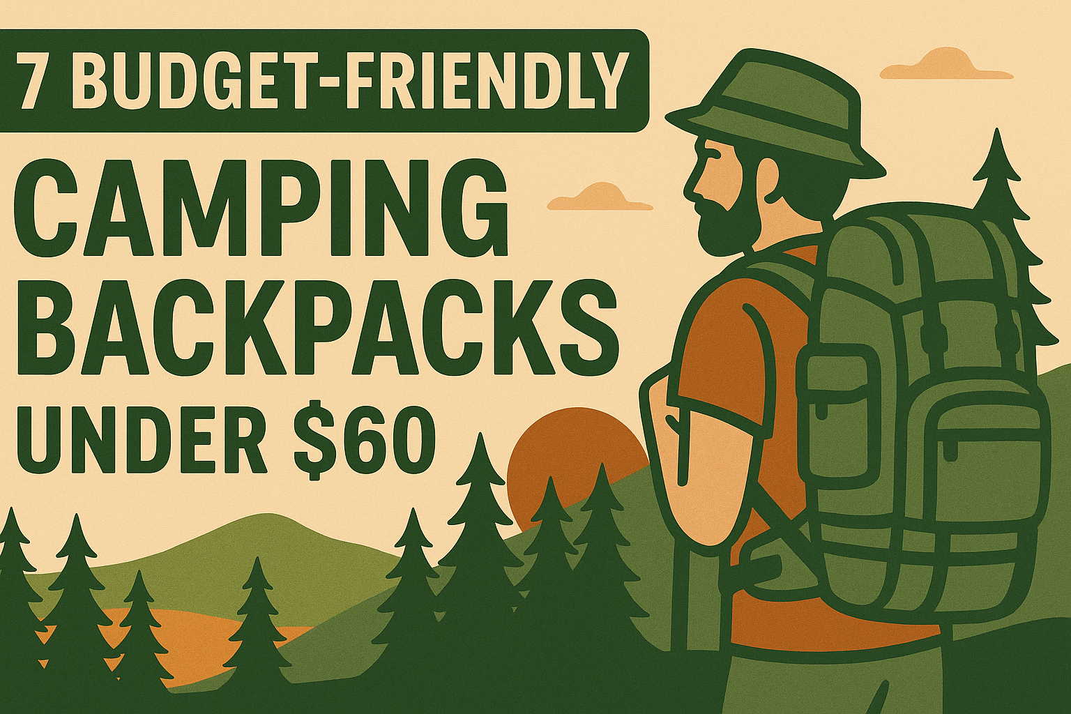 7 budget friendly camping backpacks under $60