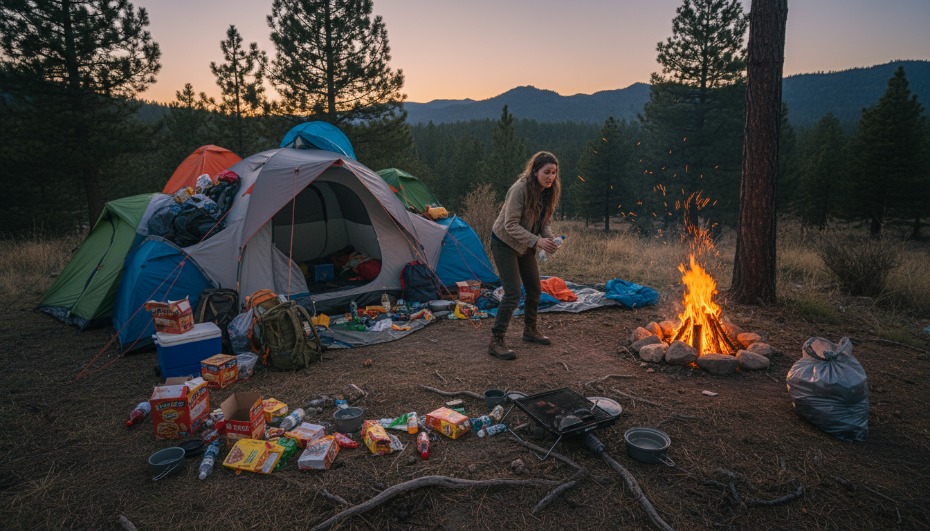 Beginner Camping Mistakes