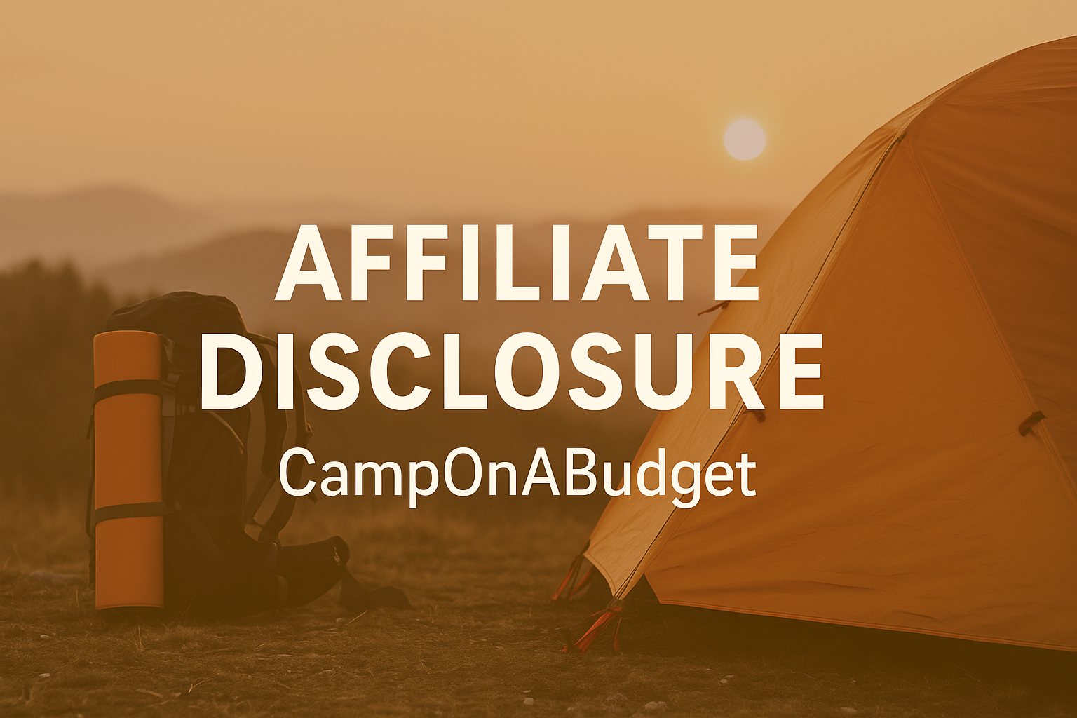 affiliate disclosure – camponabudget