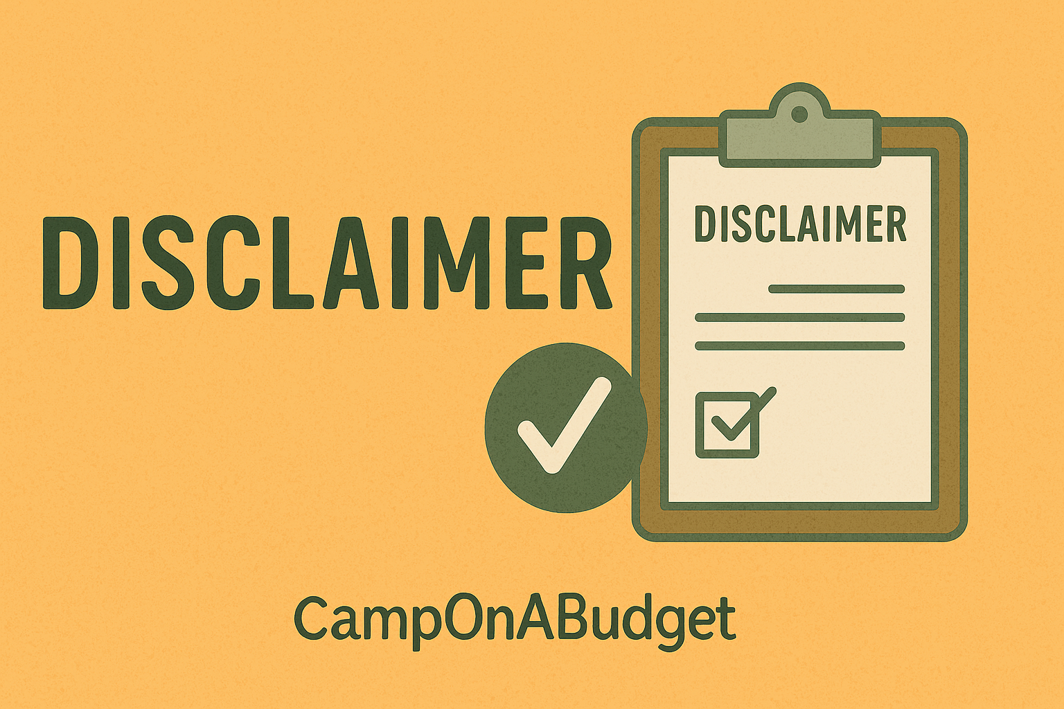 disclaimer – camponabudget