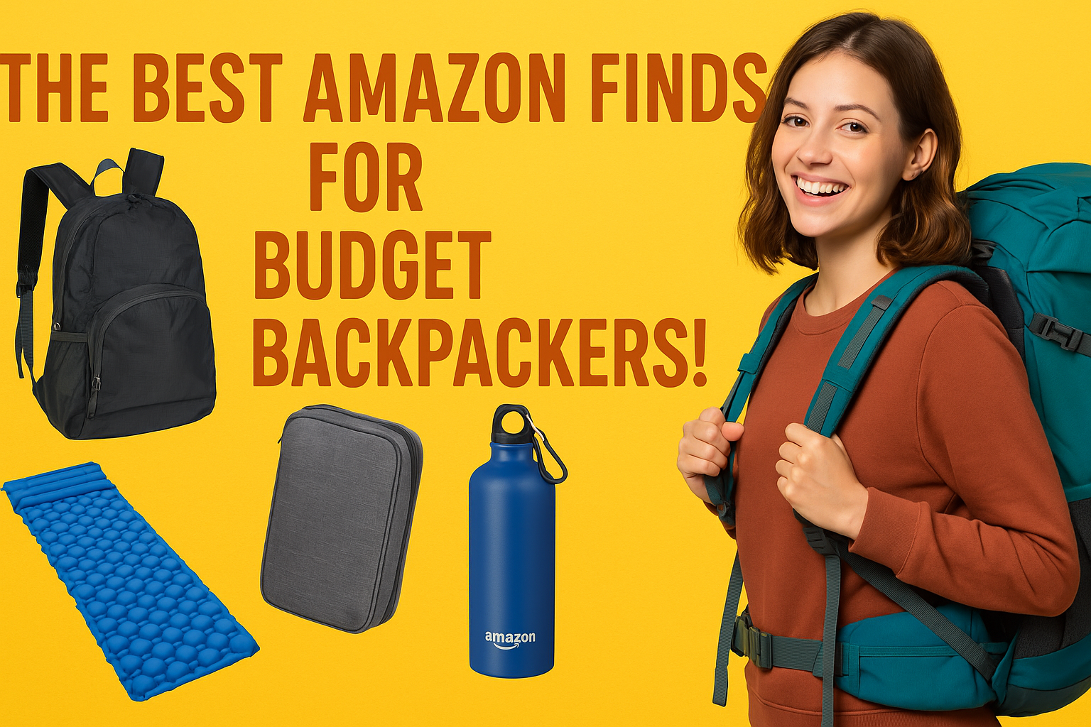 the best amazon finds for budget backpackers!