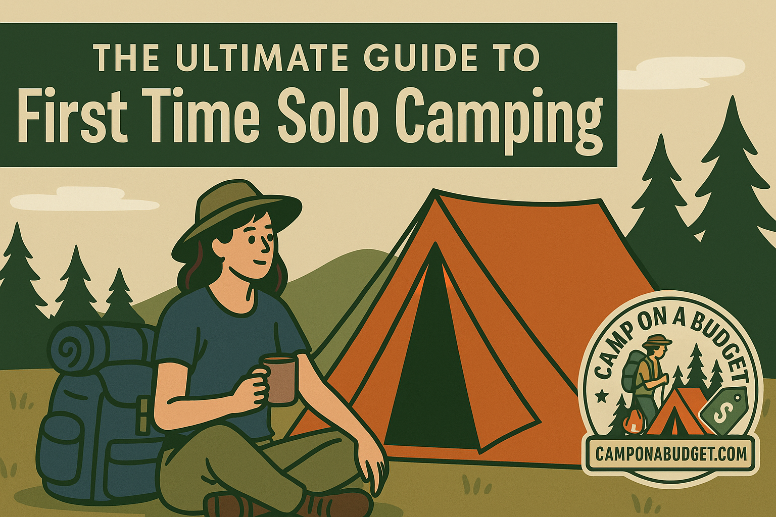 the ultimate guide to first time solo camping