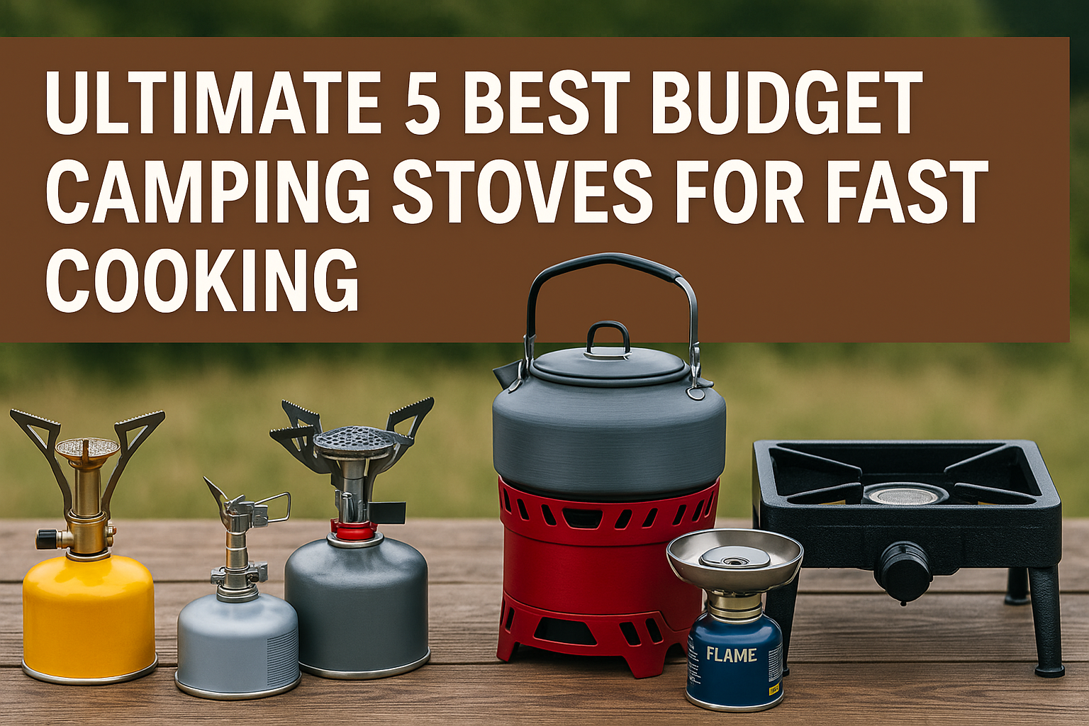 ultimate 5 best budget camping stoves for fast cooking