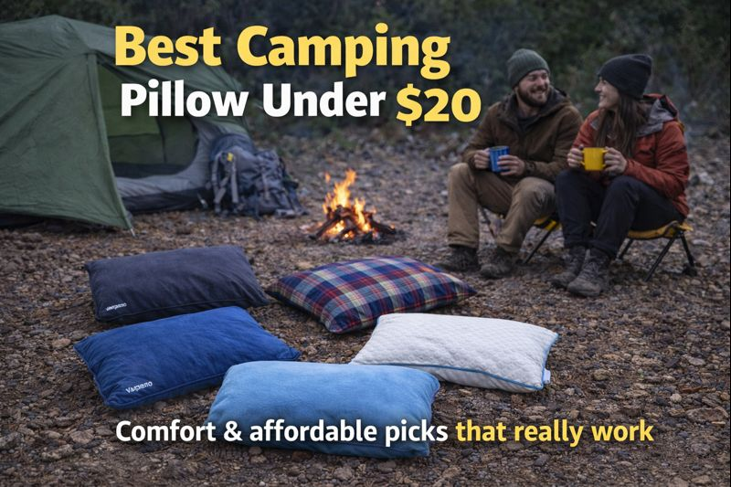 best camping pillows under $20