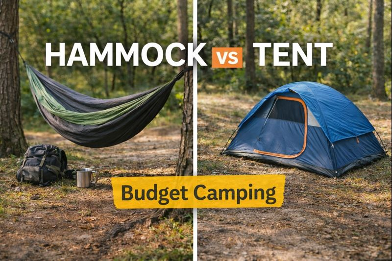 hammock vs tent for budget camping 