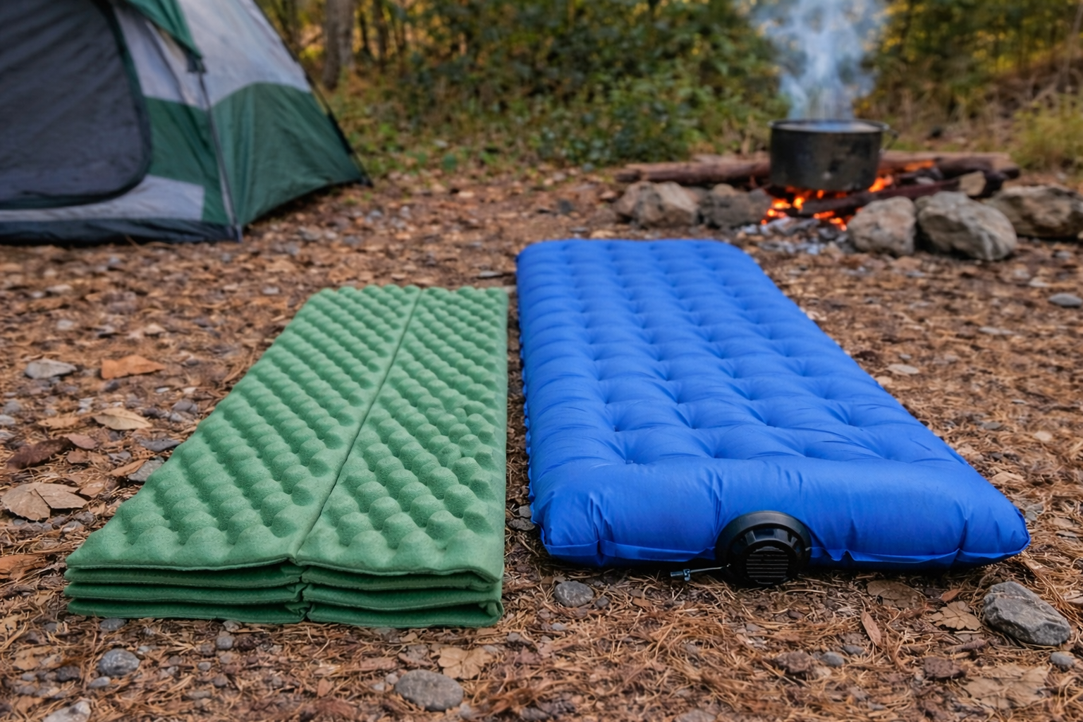 foam sleeping pad vs inflatable