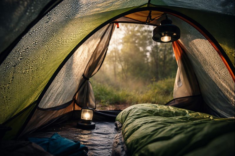 how to stop condensation inside a cheap tent